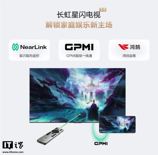 达麟操盘 长虹星闪电视2.0亮相，融合星闪与GPMI技术